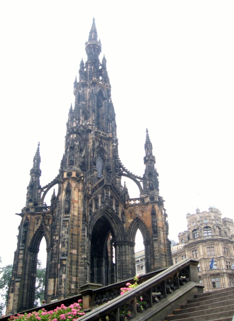 The Sir Walter Scott monument, built in the mid-nineteenth century. It's a beautiful gothic spire against the more conservative skyline of New Town.